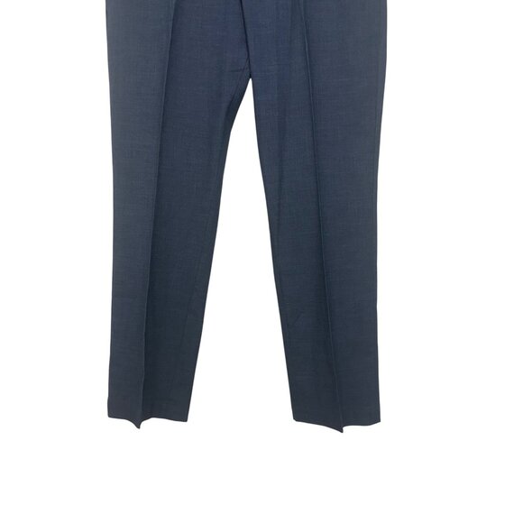 Banana Republic Mens Aiden Dress Pant 38x32 Navy Tailored Slim Fit Cotton Blend - Picture 8 of 13